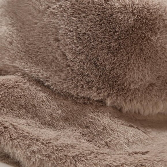 Winter Faux Fur Bucket Hat Fuzzy Warm Style for Women Men main image 7